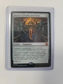 1x Sword of Wealth and Power NM-Mint, English Outlaws of Thunder Junction: The B - Image 1