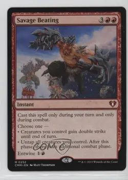 Savage Beating Magic: Commander Masters #0252 - Image 1