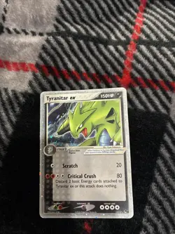 Tyranitar ex - 17/17 - Holo Pokemon Ultra Rare Promo - Card 2004 MP-HP - Image 1