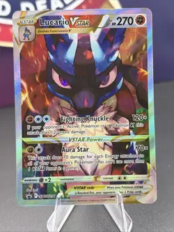 Lucario VSTAR SWSH291 SWSH: Sword & Shield Promo Cards Holo - Image 1