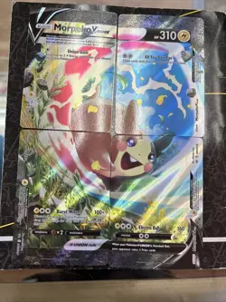 Pokemon TCG Morpeko V-Union 4 Card Set SWSH215 SWSH216 SWSH217 SWSH218 - Image 1