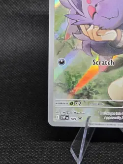 Pokemon N's Zorua 189 SVP Black Star Promo Full Art Holo Card - Image 4