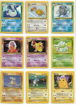 Lot of 22 different Base Set 2 Pokemon cards NM-MT Pictured Front and Back NPW - Image 1