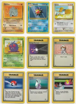 Lot of 22 different Base Set 2 Pokemon cards NM-MT Pictured Front and Back NPW - Image 3