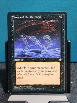 1995 Magic The Gathering Ice Age Songs of the Damned - Image 1