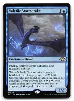 Volatile Stormdrake (Foil) #79 Modern Horizons 3 - Image 1