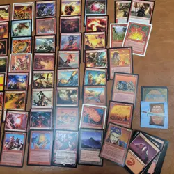 Custom Commander MTG Deck Magic = Eron , the Relentless Mono Red BURN SPELLS 5/2 - Image 2