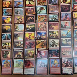 Custom Commander MTG Deck Magic = Eron , the Relentless Mono Red BURN SPELLS 5/2 - Image 3