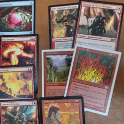 Custom Commander MTG Deck Magic = Eron , the Relentless Mono Red BURN SPELLS 5/2 - Image 4