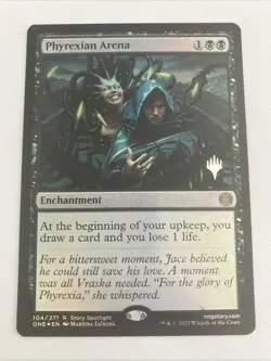 Phyrexian Arena [Phyrexia: All Will Be One] Near Mint - FOIL- PROMO - Image 1