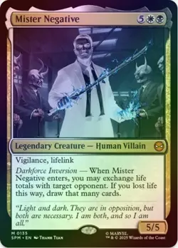 1 x Mister Negative - Foil - Marvel's Spider Man - LP - MTG - Image 1
