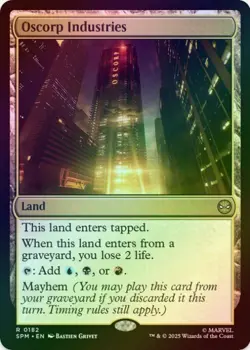 1 x Oscorp Industries - Foil - Marvel's Spider-Man - LP - MTG - Image 1