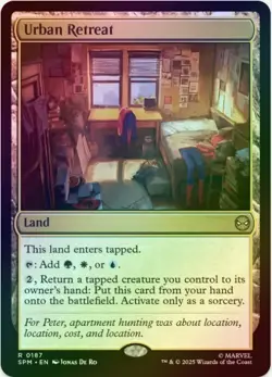 1 x Urban Retreat - Foil - Marvel's Spider-Man - LP - MTG - Image 1