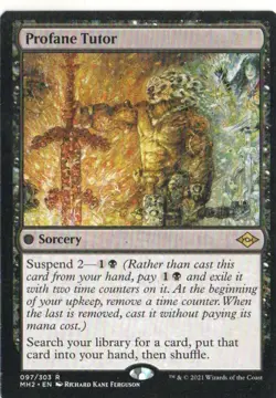 MTG MODERN HORIZONS 2 PROFANE TUTOR RARE - Image 1