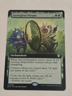 🔥 Springleaf Parade (Extended Art) [ECC - 39] - [Normal] TCG MTG - NM/M!! - Image 1