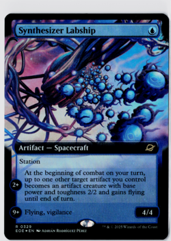 Synthesizer Labship (Extended Art) | Foil | Edge of Eternities | 329 MTG - Image 1
