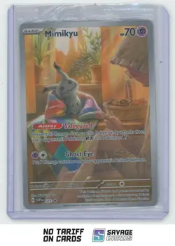2024 Pokemon SVP Black Star Promo Paldea Fates ETB Holo Mimikyu #075 - Image 1