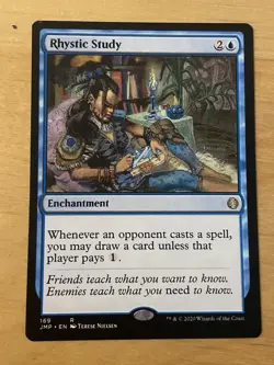 Rhystic Study - Jumpstart - MTG Magic the Gathering - NM - Image 1