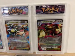Lot of Seven (7) Pokemon TCG Near Mint Ungraded Slabs w/ Mega Kangaskhan & More - Image 3