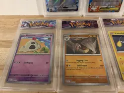 Lot of Seven (7) Pokemon TCG Near Mint Ungraded Slabs w/ Mega Kangaskhan & More - Image 5