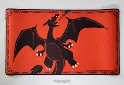 🚦Pokemon Center TCG: Scorching Charizard Premium Playmat - Exclusive- 2024 New! - Image 5