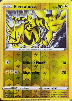 Electabuzz Reverse Holo - 058/192 - Rebel Clash Pokemon 2020 - Image 1