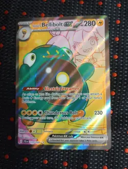 💕Ionos Bellibolt💕 EX Pokemon Scarlet Violet Journey Together 172/159 Full Art - Image 1