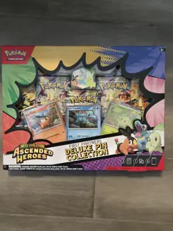 Pokemon Ascended Heroes First Partner Deluxe Pin Collection Sealed New - Image 1