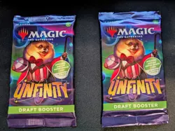 Magic the Gathering: Unfinity - Draft Booster Pack Lot of 2 Sealed - Image 1