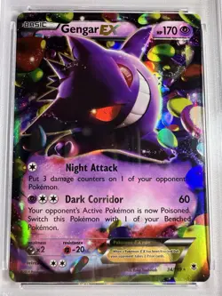 2014 XY Phantom Forces GENGAR EX #34 🔥🔥🔥 New Slab NM-MT PSA 8 - Image 2