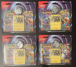 Pokemon TCG Mega Evolution & Phantasmal Flames 2 Pack Blister Raikou Lot Of 4 - Image 1