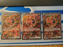 Pokemon TCG Oricorio ex MEP EN 024 Promo Full Art Mega Evolution NM Lot of 3 - Image 1