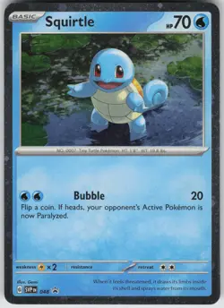 Squirtle - 048 (Cosmos Holo) Promo SV: Scarlet & Violet Promo Pokemon - Image 1