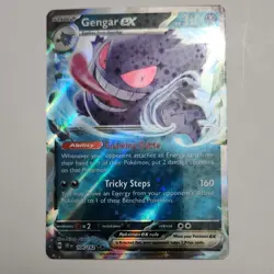 Pokemon Gengar EX 104/162 SV05 Temporal Forces Double Rare Holo 310 HP TCG - Image 1