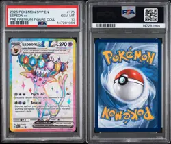 2025 Pokemon SVP EN PSA 10 Espeon ex #175 Promo PRE Premium Figure Collection - Image 3