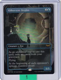 Abhorrent Oculus (Borderless) FOIL * Duskmourn House of Horror MTG - Image 1