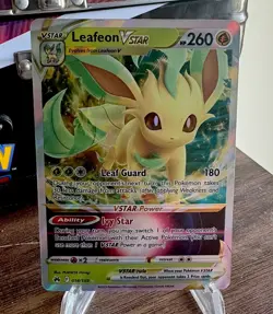 Pokemon TCG Leafeon VSTAR - 014/159 - Crown Zenith Ultra Rare Full Art - Image 1