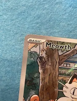 ⭐Meowth 106/094 Phantasmal Flames Holo Full Art Pokemon TCG ⭐ - Image 3