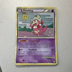 Pokemon Slowking 12/123 Heartgold & Soulsilver Holo Rare 2010 - Image 1