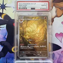 Ninetales AR 110/108 SV3 Ruler of the Black Flame PSA 10 Japanese Pokemon - Image 1