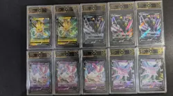 Pokemon CHN Eeveelutions V Umbreon Sylveon Jolteon Espeon OCD 10 Lot*10 LN05 - Image 1