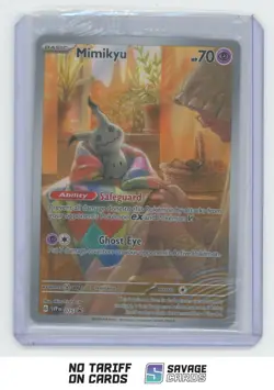 2024 Pokemon SVP Black Star Promo Paldea Fates ETB Holo Mimikyu #075 - Image 1