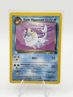 Dark Vaporeon Team Rocket #45/82 Uncommon WOTC Pokemon 2000 MP - Image 1