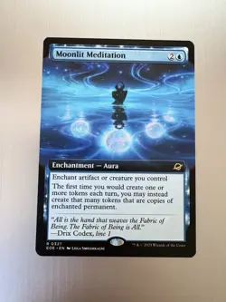 Moonlit Meditation - 327 - MTG: Edge of Eternities - Rare - Extended Art - Image 1