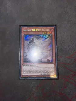 Fallen of The White Dragon Secret Rare 1st Edition Yu-Gi-Oh BPRO-EN024 - Image 1