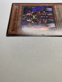 Yugioh Makyura The Destroyer Super Rare DB1-EN169 HP DAMAGED - Image 5