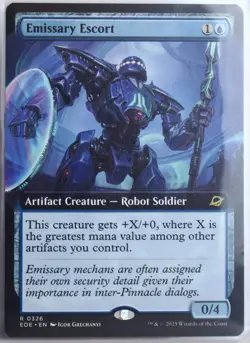 Emissary Escort [New, Near Mint] Extended Art {Edge of Eternities} - Image 1