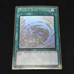 Mystical Space Typhoon GLD5 en038 Ghost Rare anglaise (GLD5 fr038) - Image 3