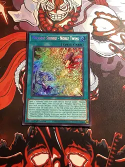 Yugioh Mikanko Shinbu - Noble Twins MZMU-EN019 Secret Rare 1st Edition NM - Image 1