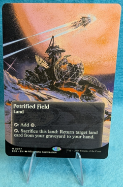 x1 Petrified Field (Borderless) - MTG Edge of Eternities: Stellar Sights - #77 - Image 1